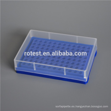 Caja de tubo de PCR de microcentrífuga de tubo de 0.2ML
